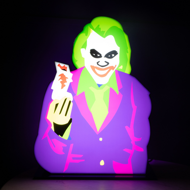 JOKER LIGHT SCULPTURE BY MARCO LODOLA