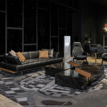 WE-005 WAYNE ENTERPRISES RUG designed by Controvento