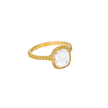 Cloud Collection White Diamond Ring
