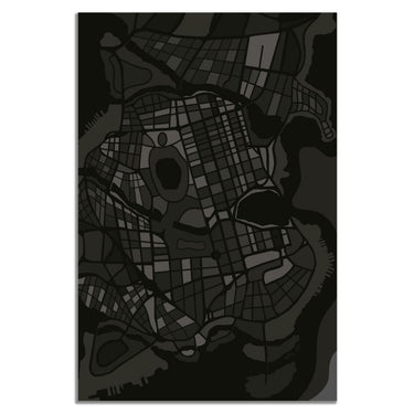 WE-005 WAYNE ENTERPRISES RUG designed by Controvento