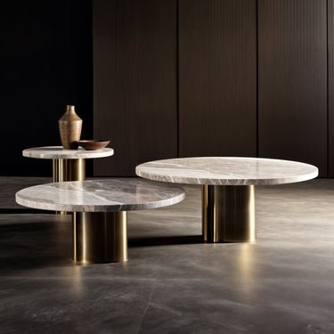 WE-160 WAYNE ENTERPRISES COMPOSITION OF OCCASIONAL TABLE SET